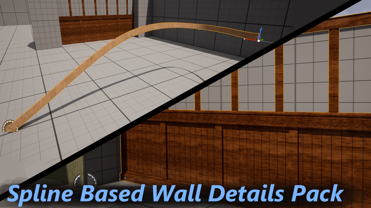 Media 1 for listing Spline Based Wall Details Pack