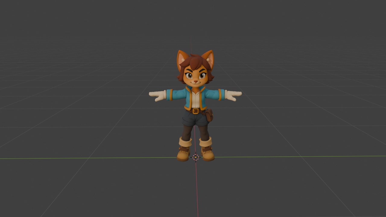 Media 1 for listing Cat Girl 3D Character