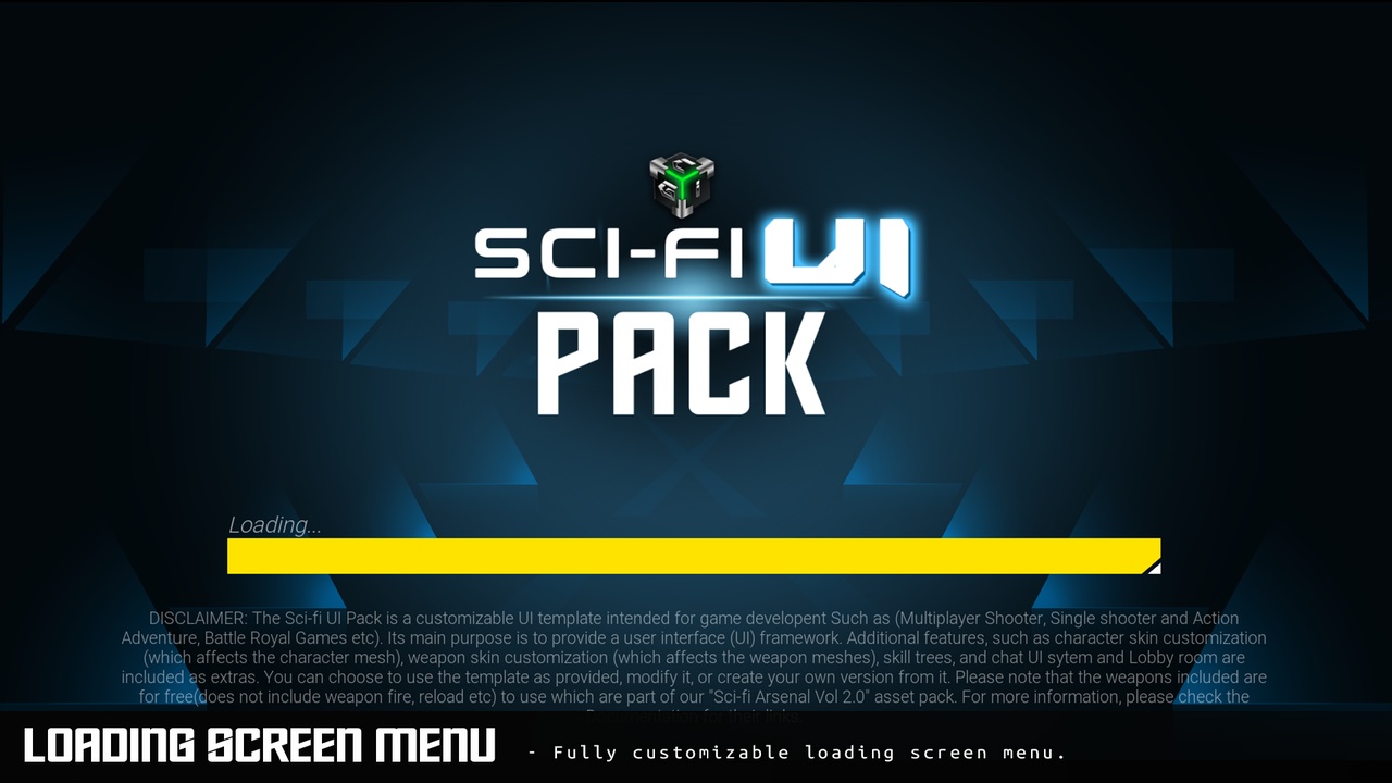Media 1 for listing Sci-fi UI Pack