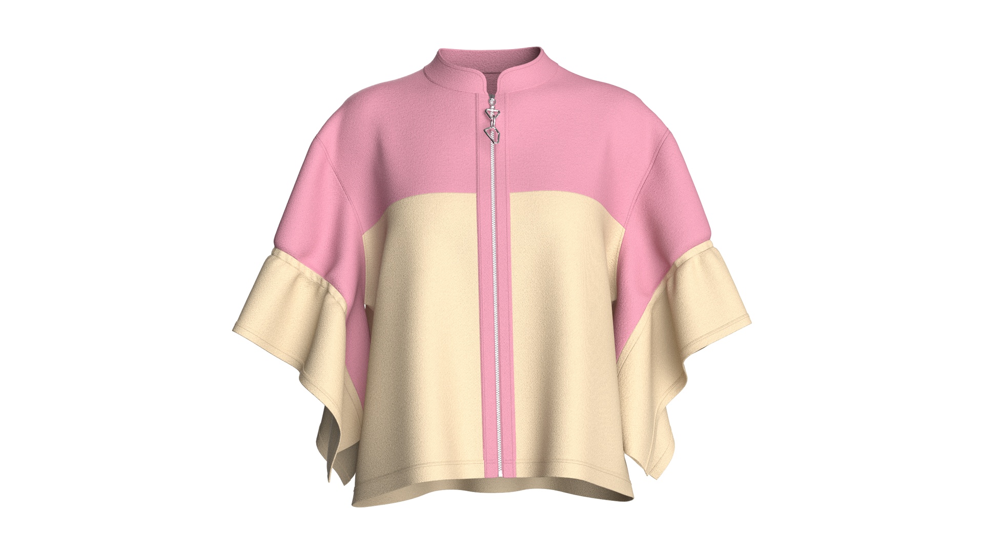 Media 1 for listing Girls Ruffled Sleeve Jacket  | High Poly