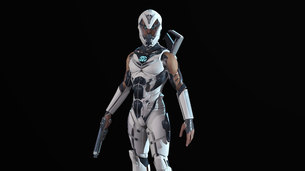 Media 1 for listing Sci Fi Trooper Game Ready