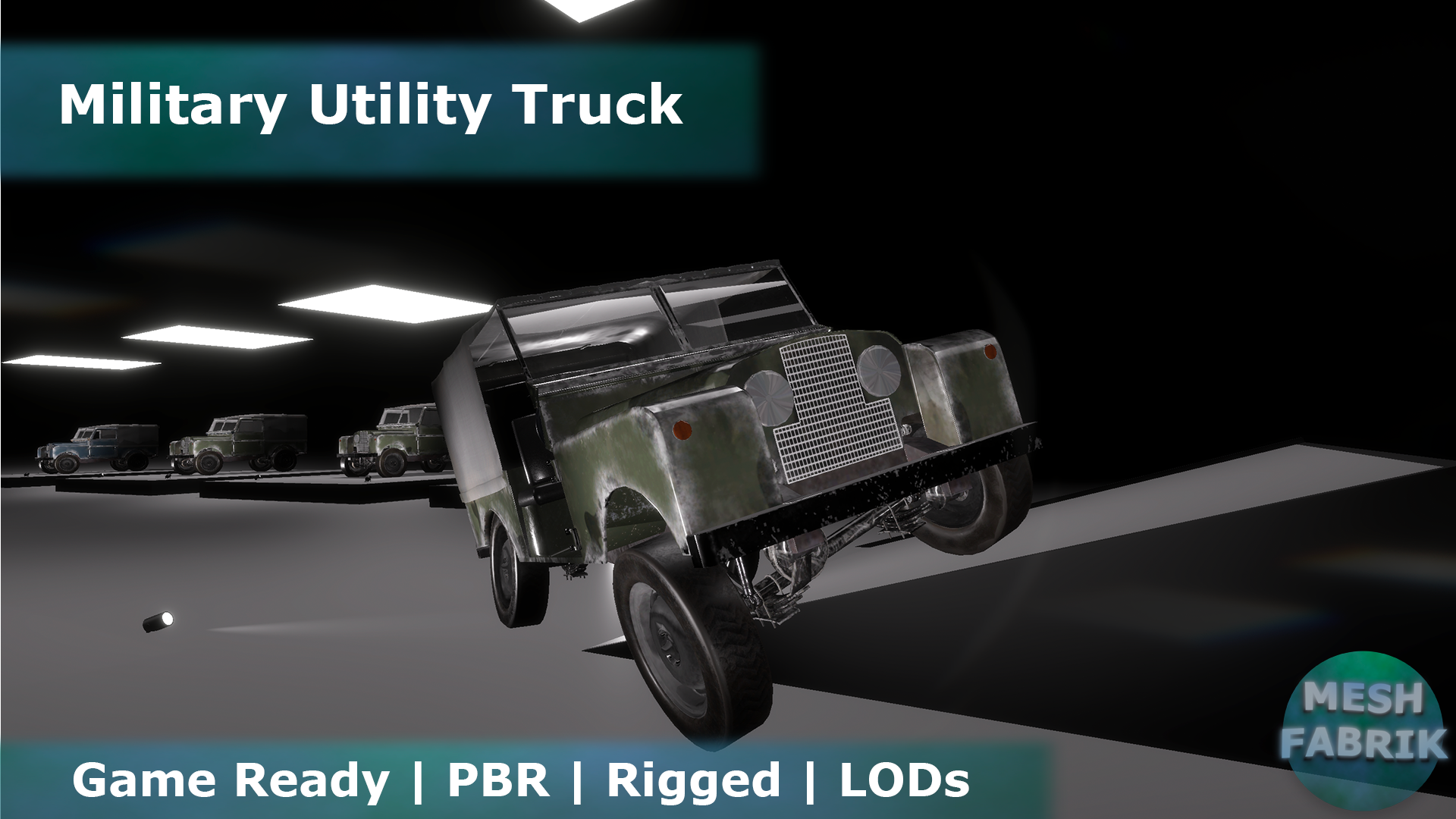 Military Utility Truck - Rigged | Fab