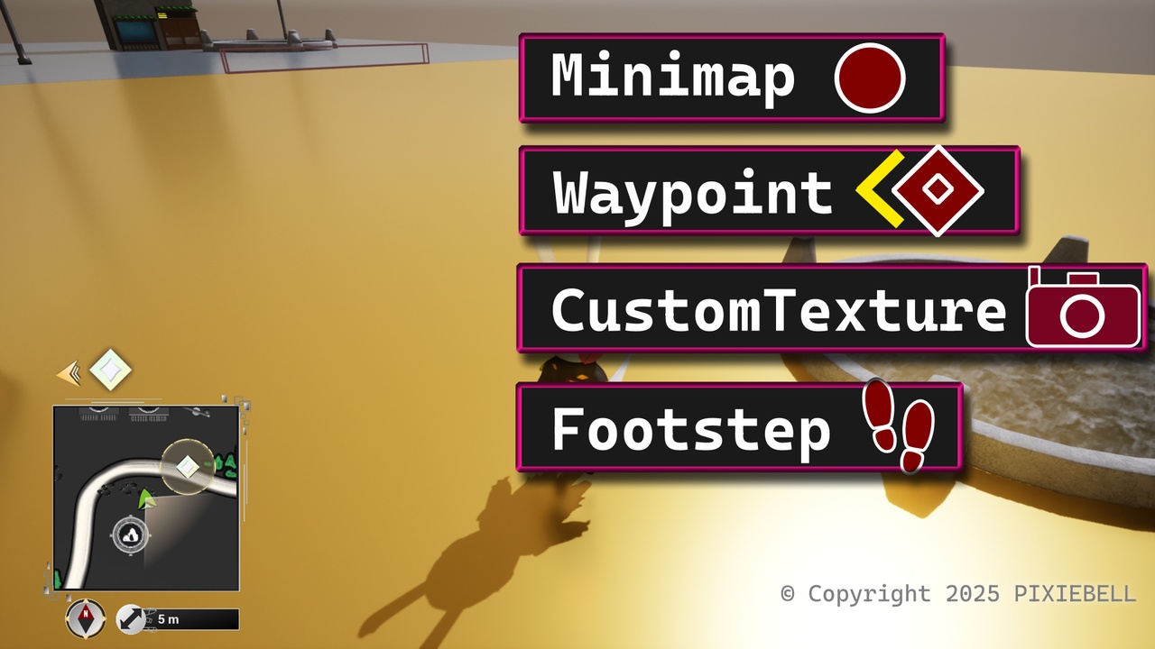 Media 1 for listing Minimap Screen Waypoint