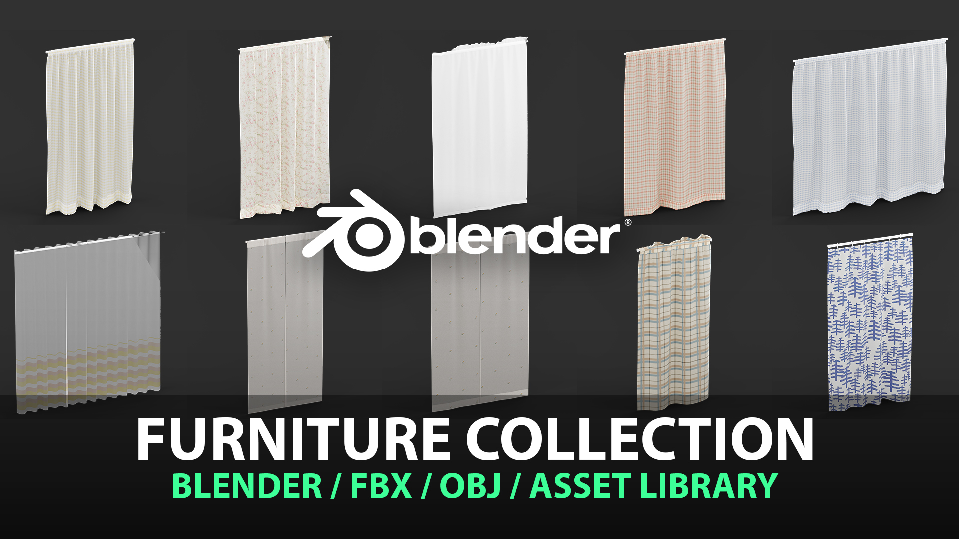 Curtain Model Collection 225 | Fab