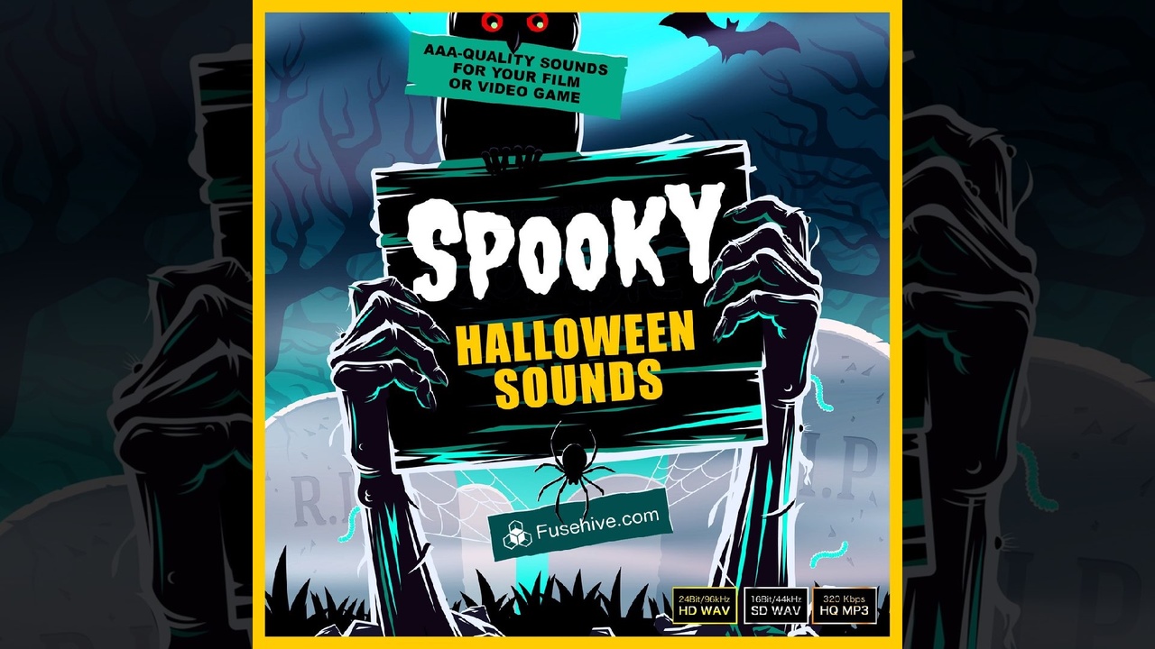 Media 1 for listing SPOOKY HALLOWEEN Sound Effects Library | Scary Horror, Creepy Sounds & Ambiences