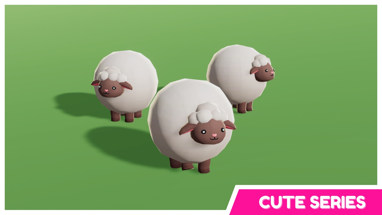 Farm Sheep Cute Series 제품 등록을 위한 미디어 1개