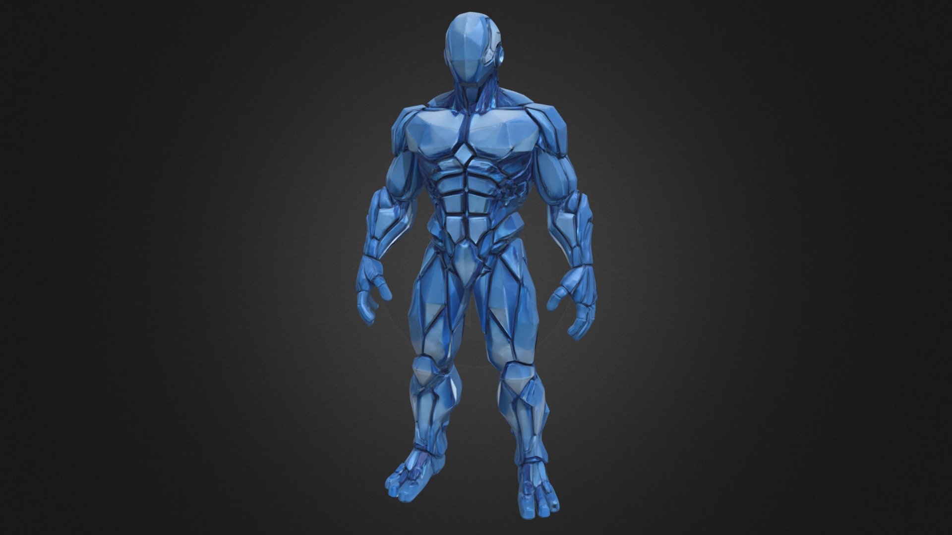 Crystal Humanoid Character | Fab