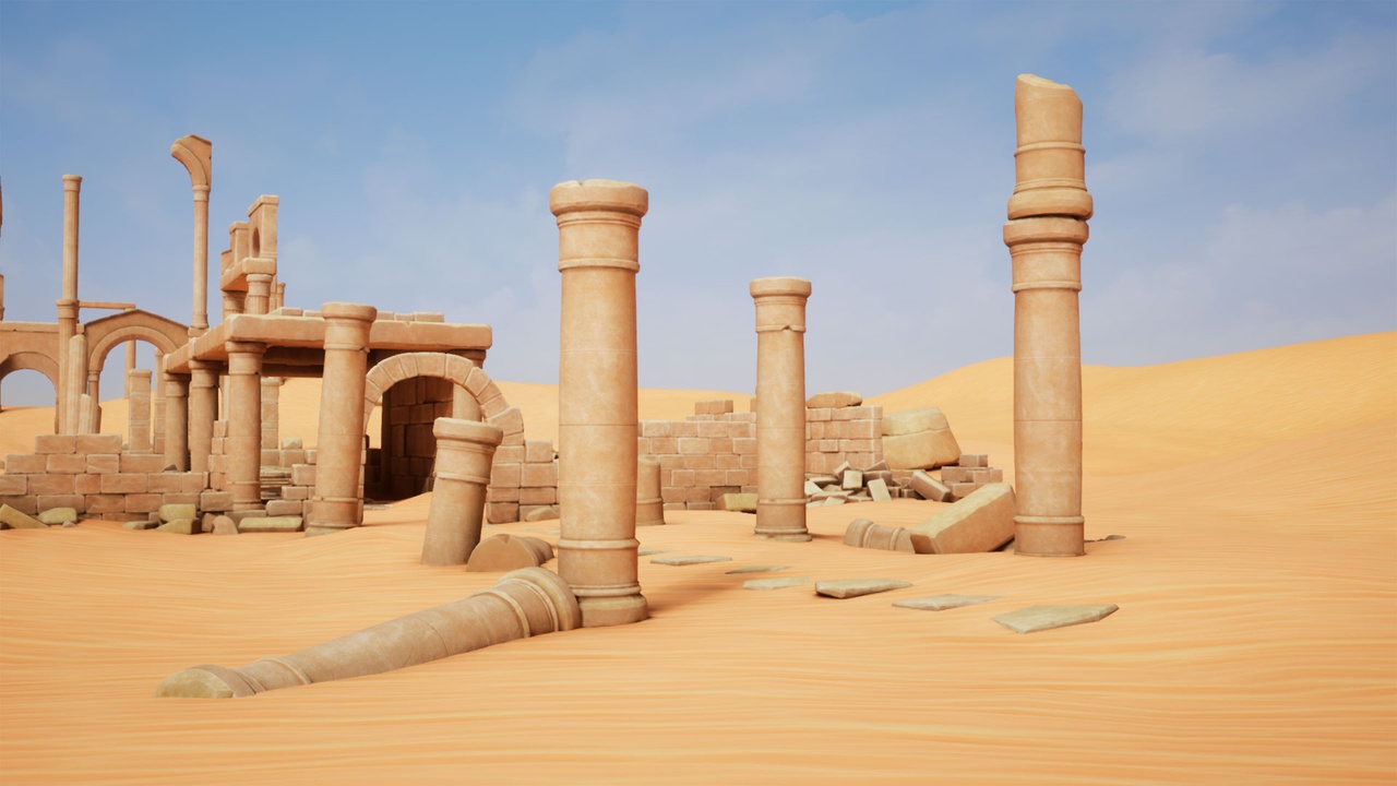 Media 1 for listing Stylized Ruins