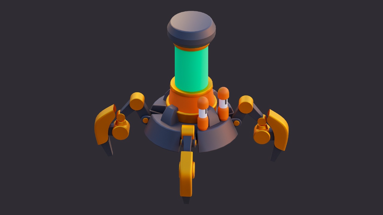Media 1 for listing Low Poly Tube Robot