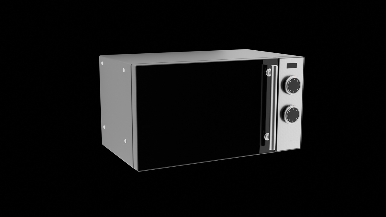 Media 1 for listing Microwave 3D Model Asset