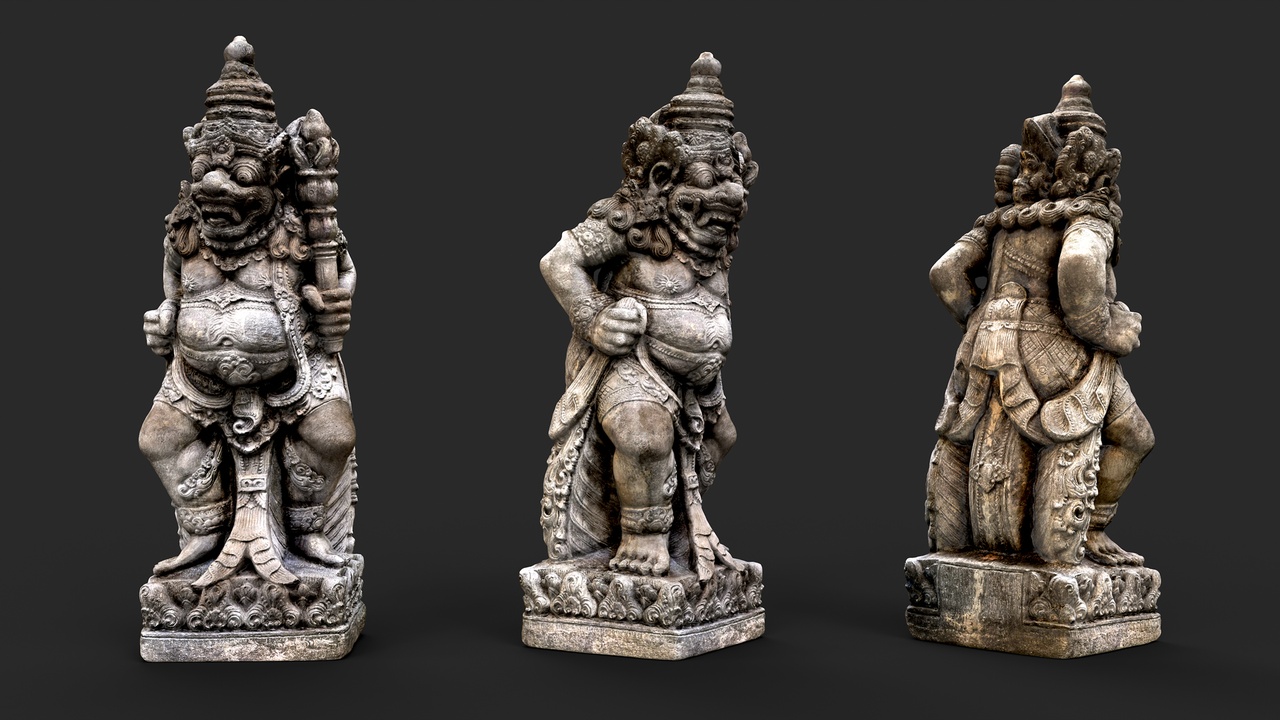 Balinese Stone Statue 제품 등록을 위한 미디어 1개