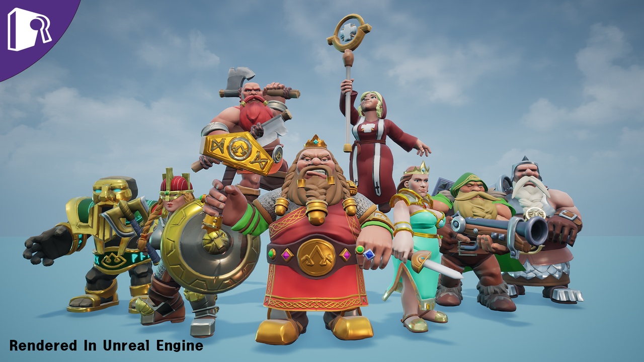 Media 1 for listing EIN Stylized Dwarven