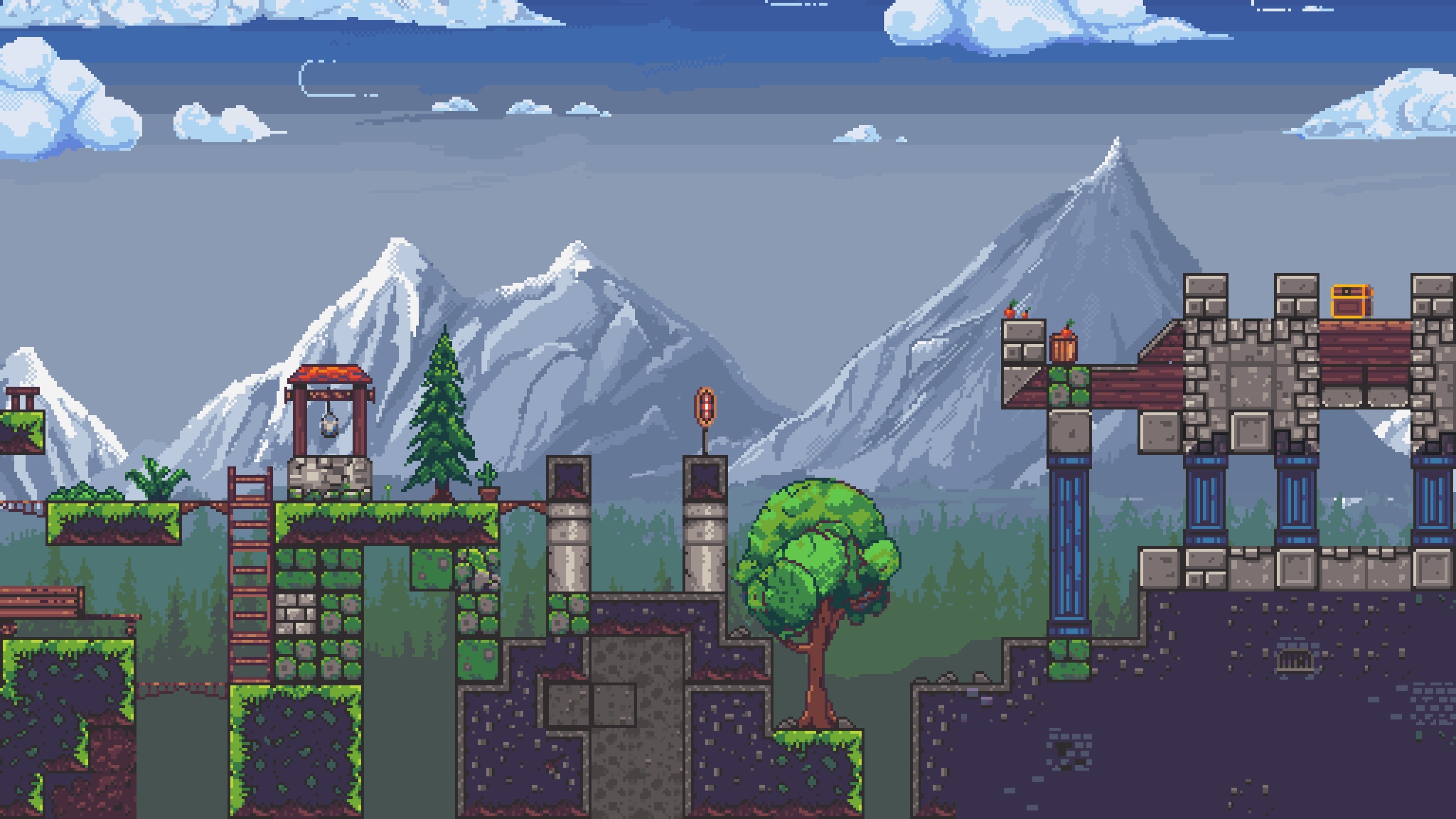 Media 1 for listing Fantastic Pixel Art Platformer Tilemap Set
