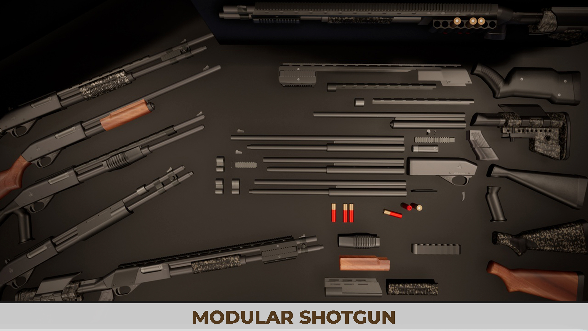 Modular Weapons - Shotgun Pack Props | Fab