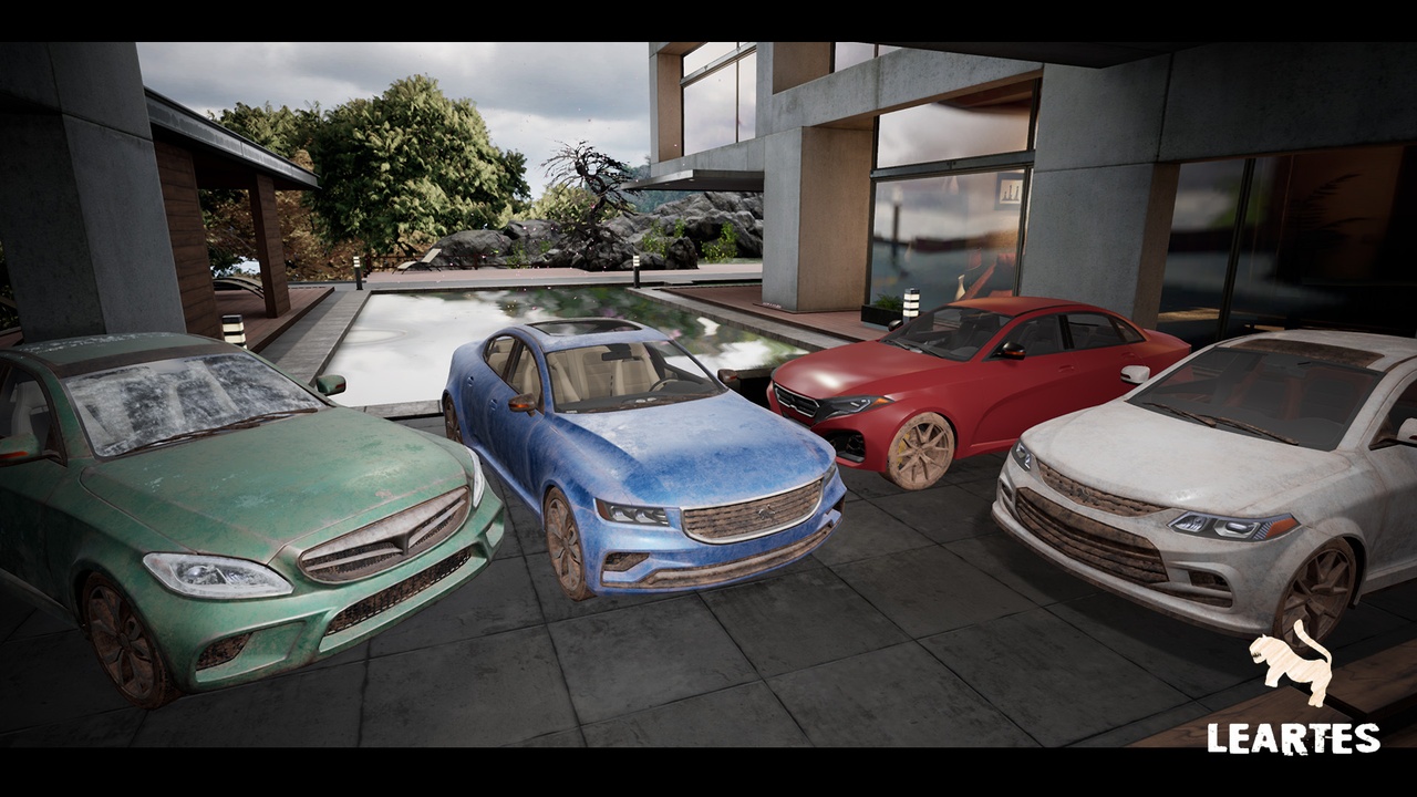 Media 1 for listing Sedan Car Vehicles Set Driveable / Animated / Realistic (Sedan Car Vehicle Cars)