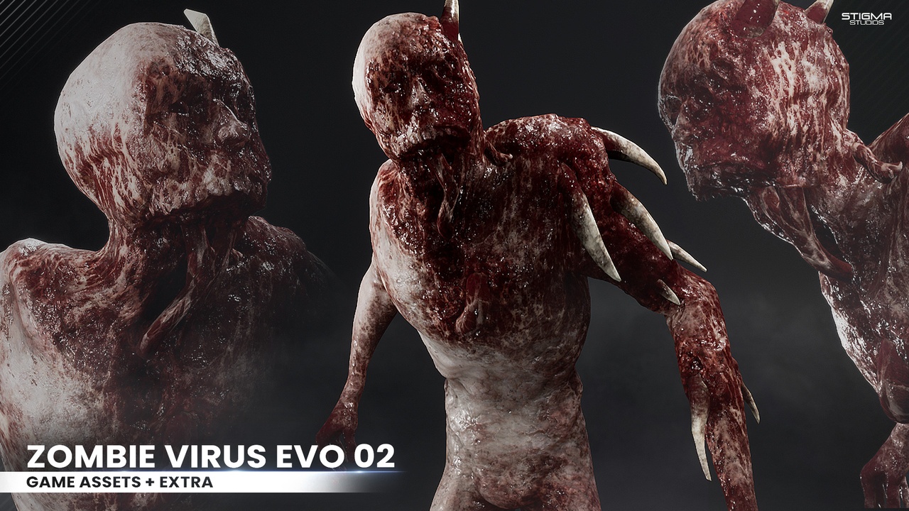 出品Zombie Virus EVO 02 - Game Assets + Extraのメディア1