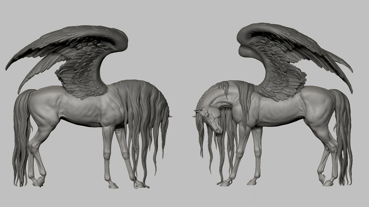 Media 1 for listing Pegas  |  3D Sculpting - High Poly