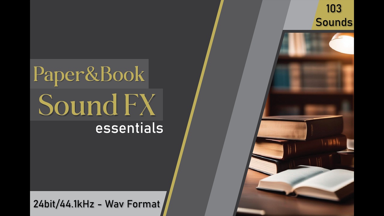 出品Paper&Book Sound FX - Essentialsのメディア1