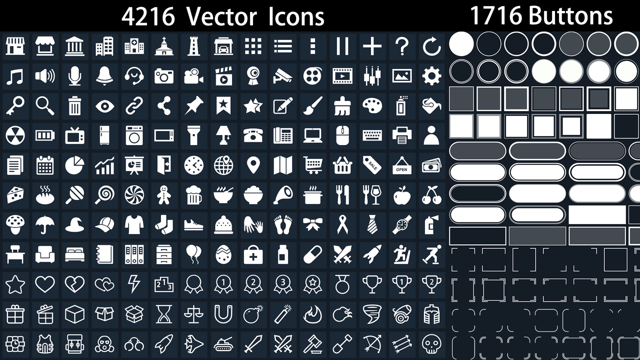 Media 1 for listing Clean Flat Icons