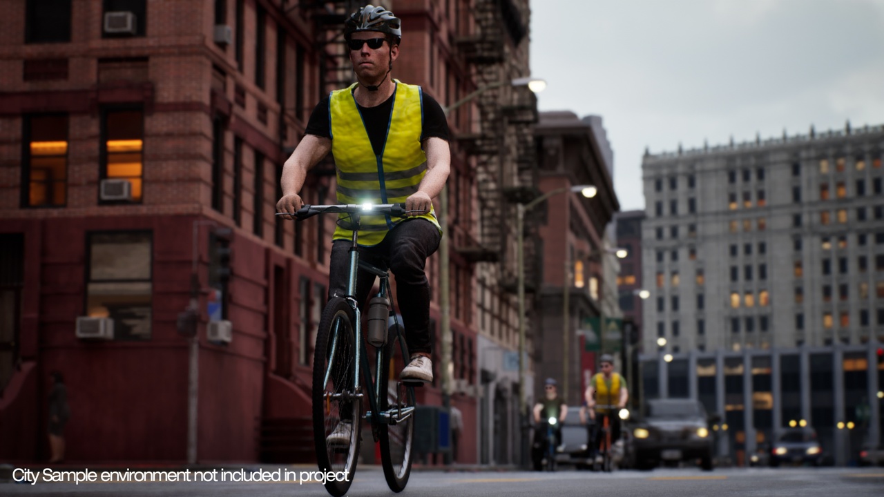 Media 1 for listing Cyclist Animated