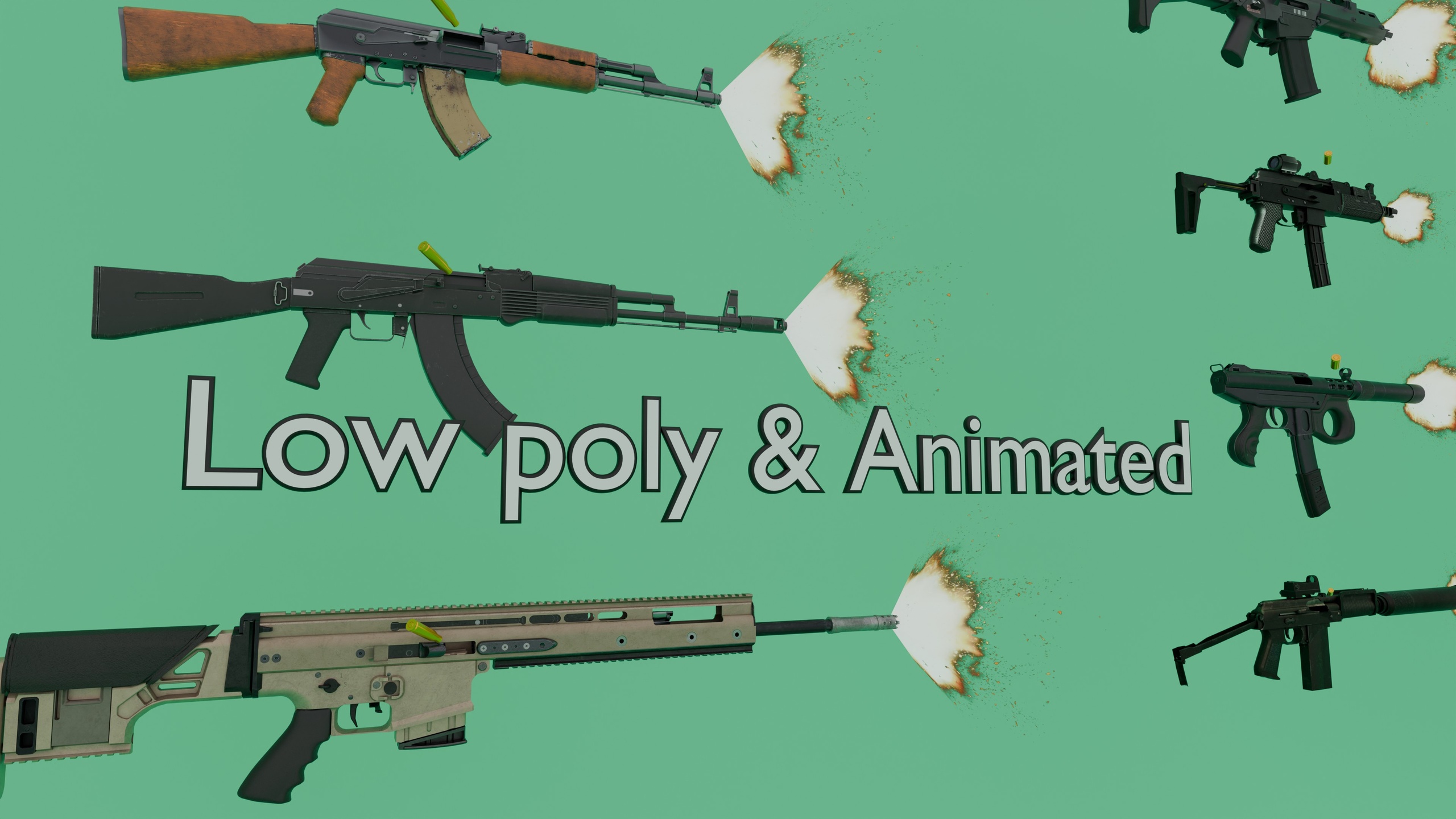 Media 1 for listing Animated Gun Mega Pack