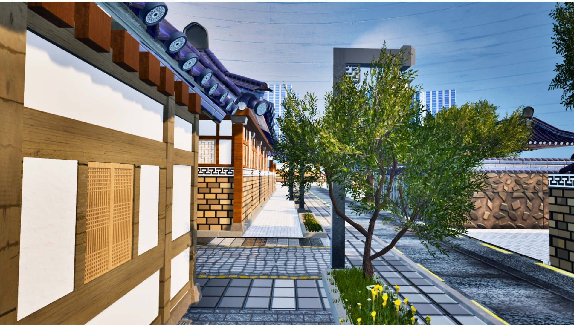Media 1 for listing Korea Hanok town modular Assset