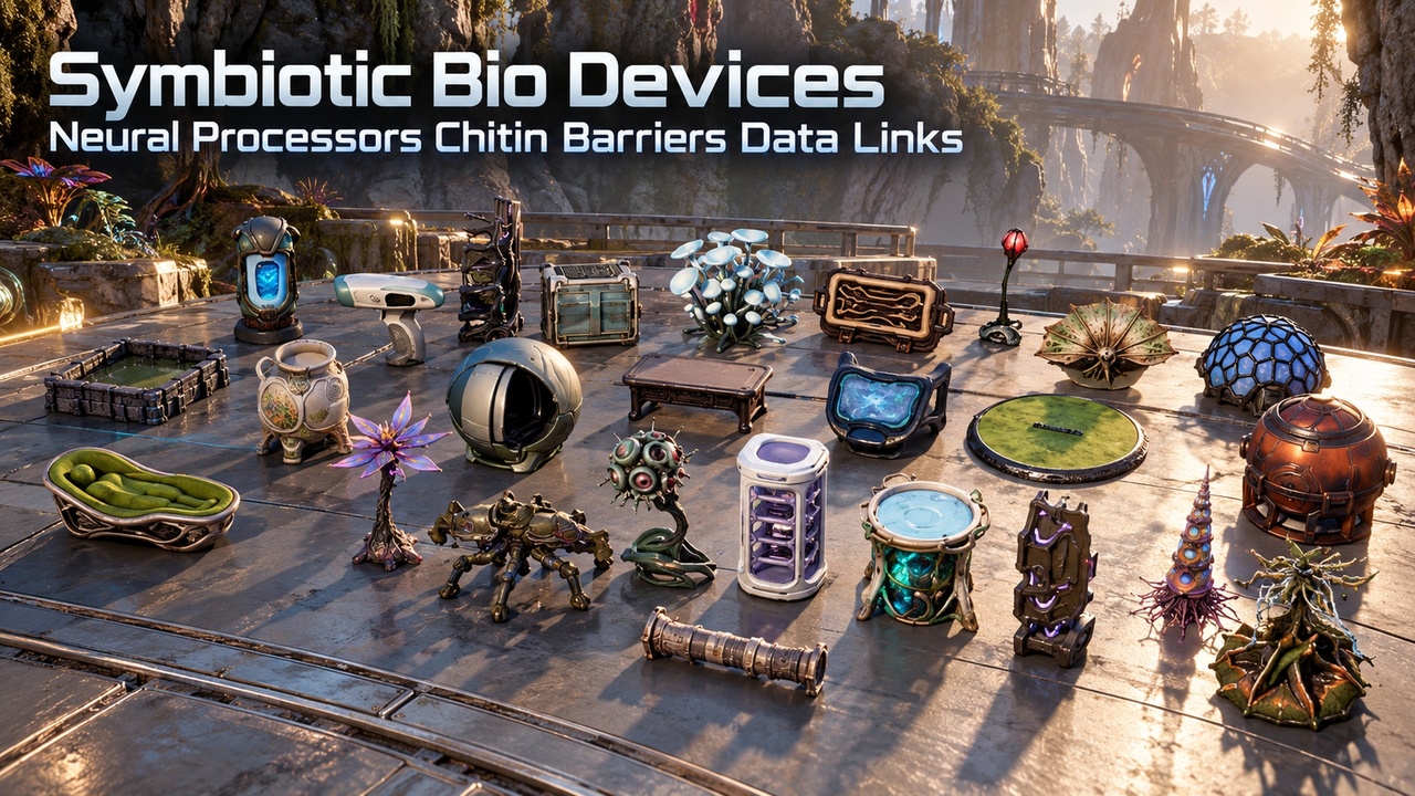Symbiotic Bio-Devices - Neural Processors, Chitin Barriers & Data Links ...