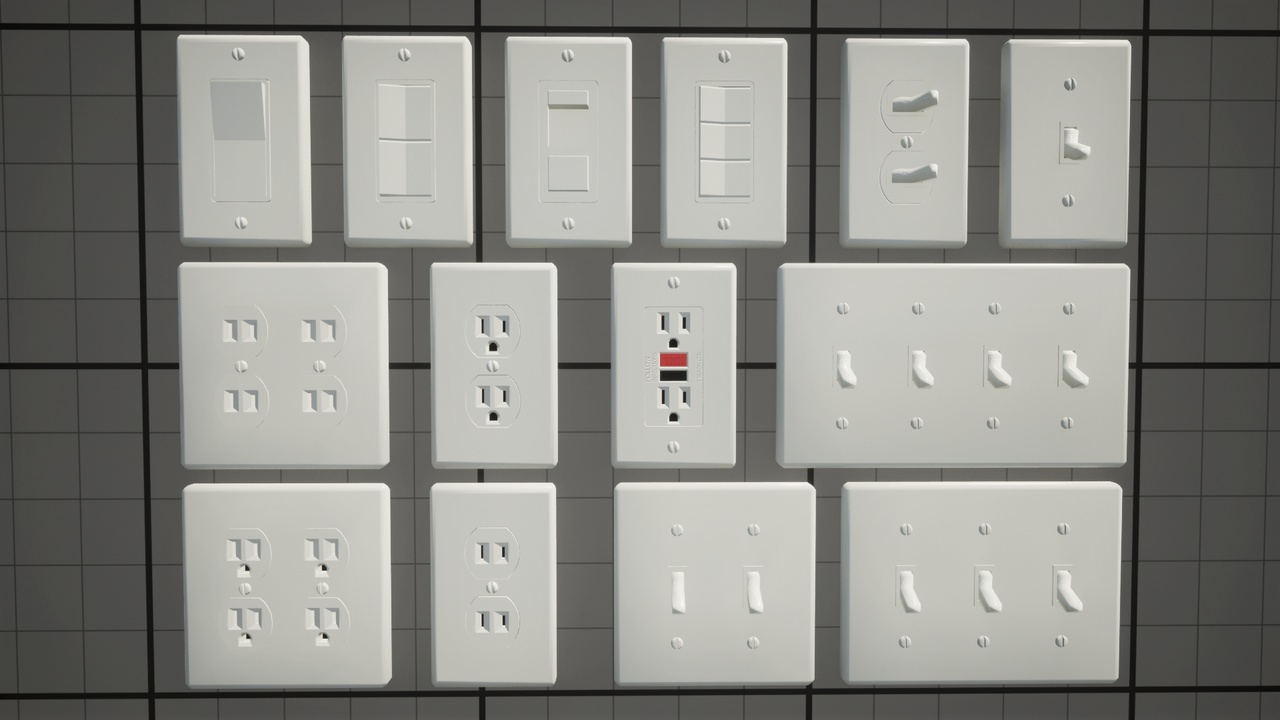 Media 1 for listing NA Electrical Outlet and Switch Pack