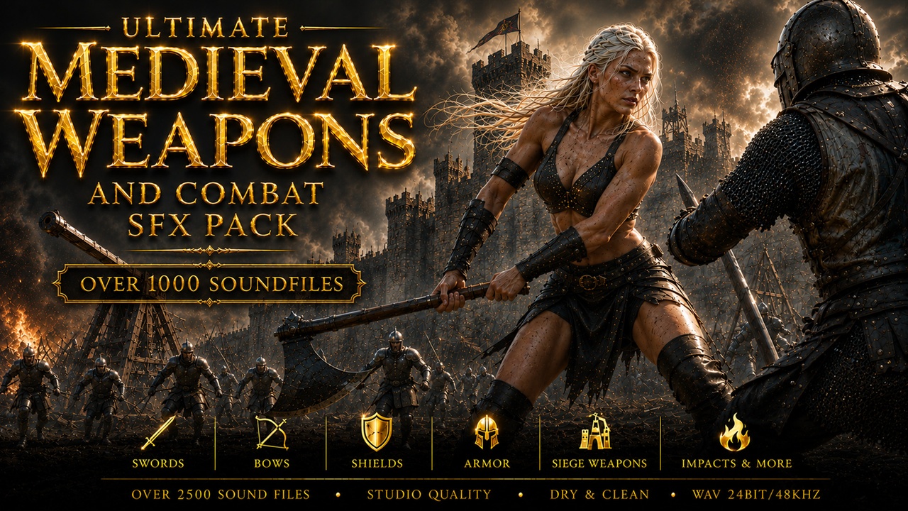 Media 1 for listing Ultimate Medieval Weapons and Combat SFX Pack