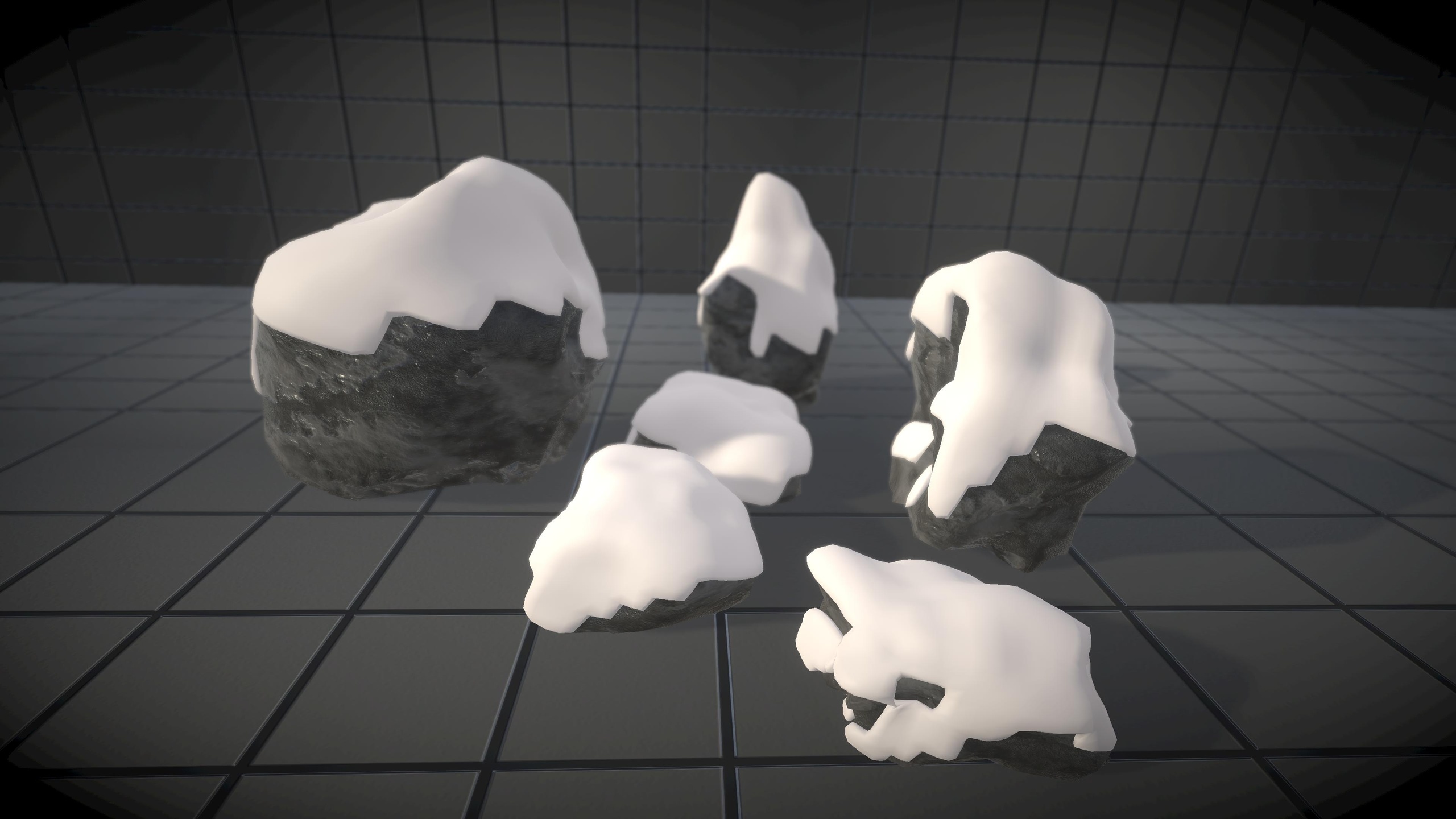 Media 1 for listing Cartoon Snow Covered Rock Pack