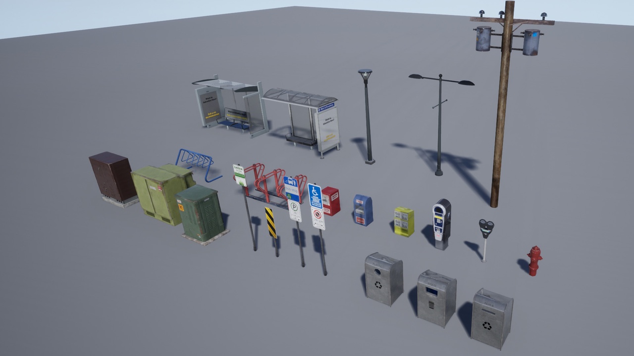 商品 Sidewalk Street Prop Collection 的媒体 1