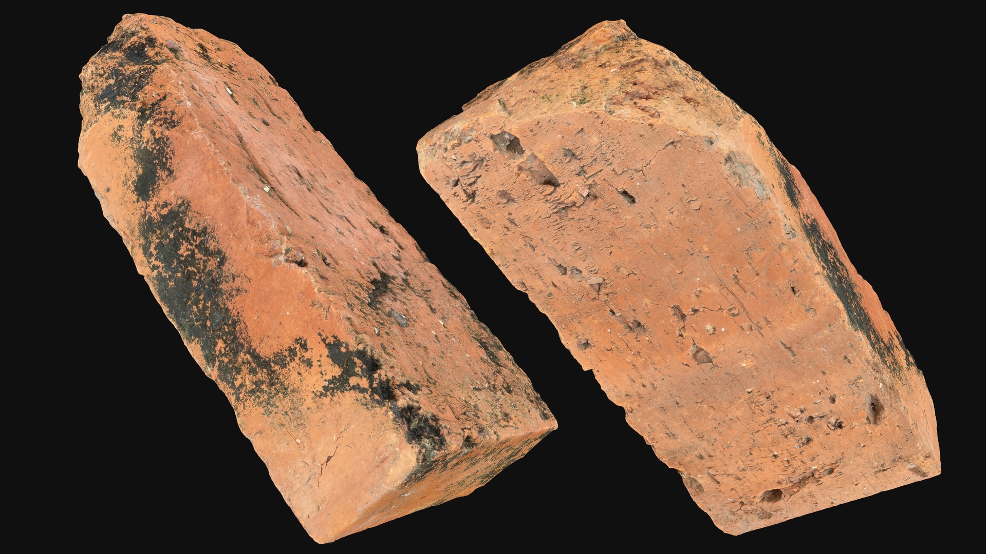 Media 1 for listing Realistic damaged yellow brick 3d scan in highpoly