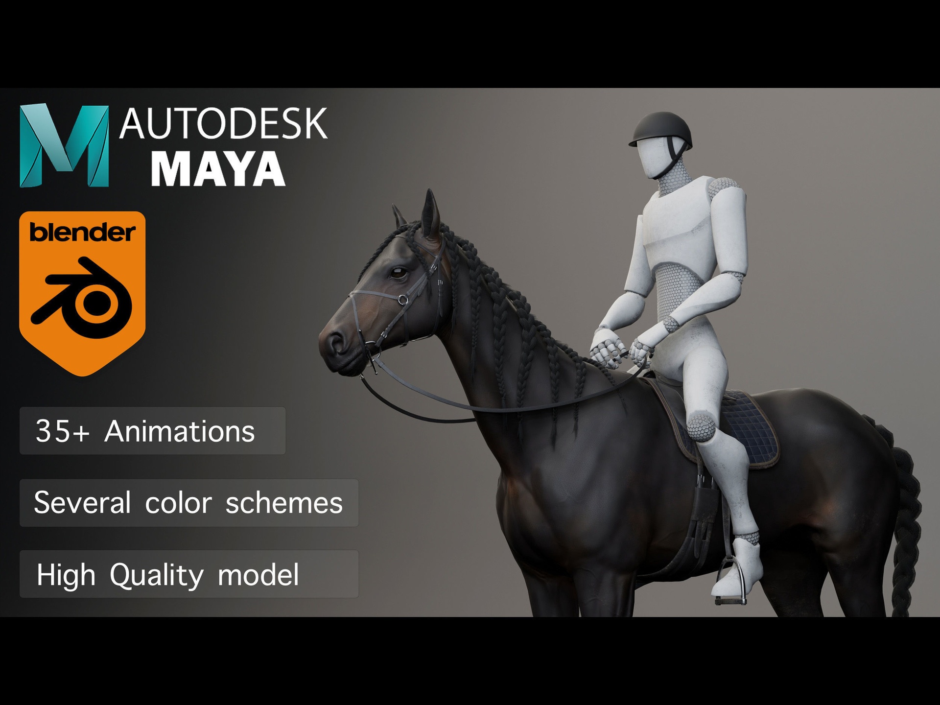 Media 1 for listing Classic Horse 2.0 - English Type