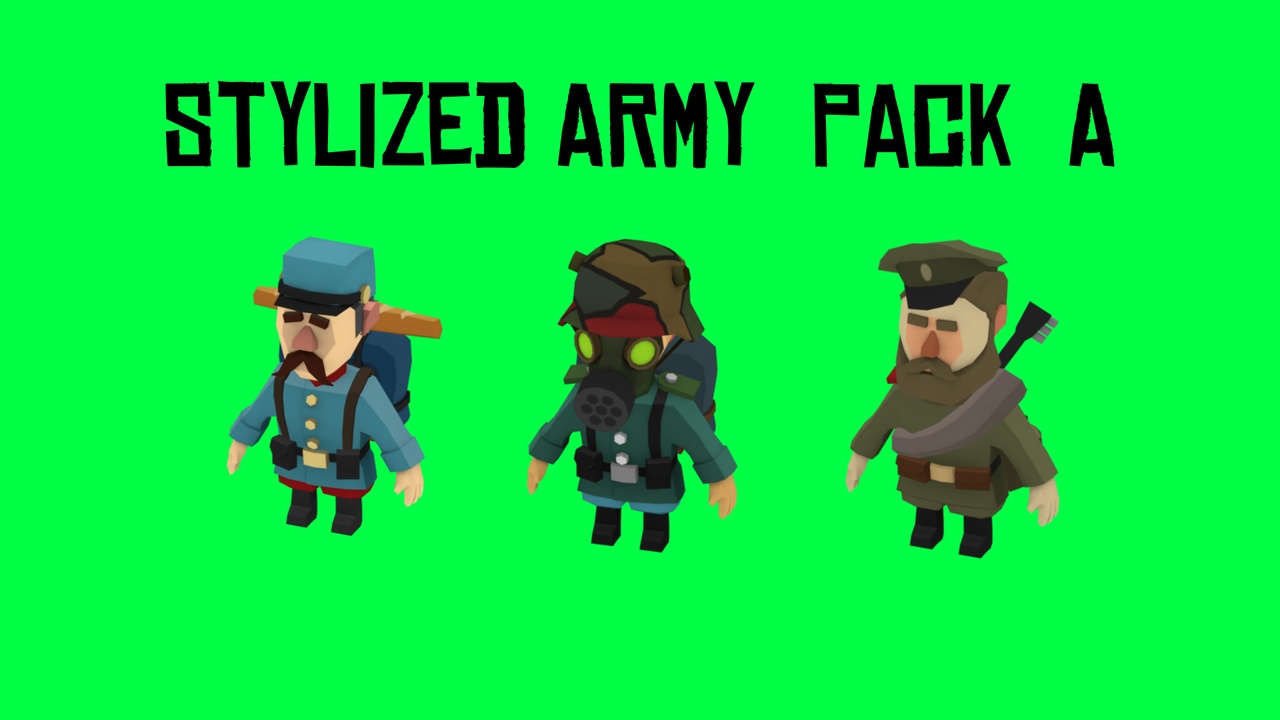 Stylized Army PackA 제품 등록을 위한 미디어 1개