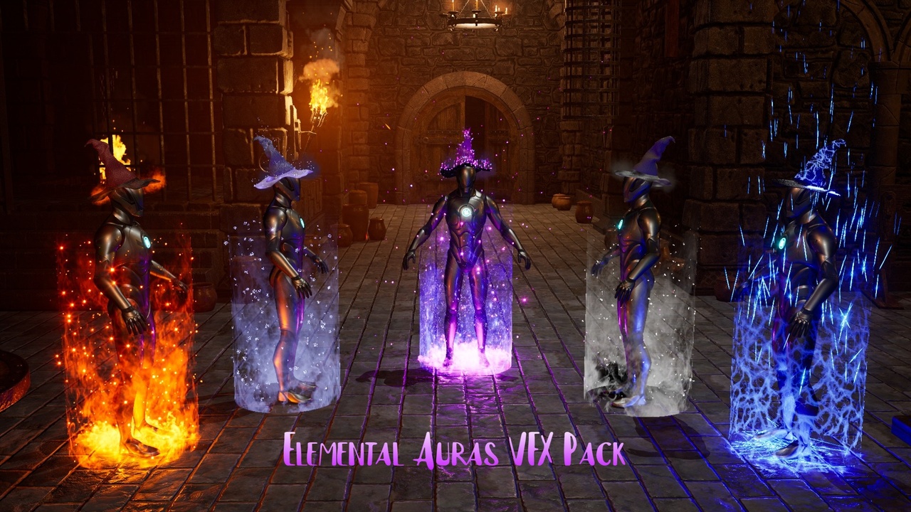 商品 Elemental Auras VFX Pack 的媒体 1