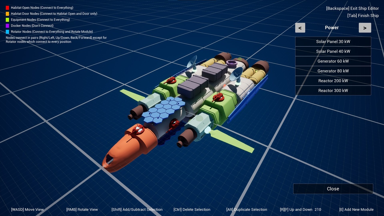Modular Spaceship Construction Kit 제품 등록을 위한 미디어 1개