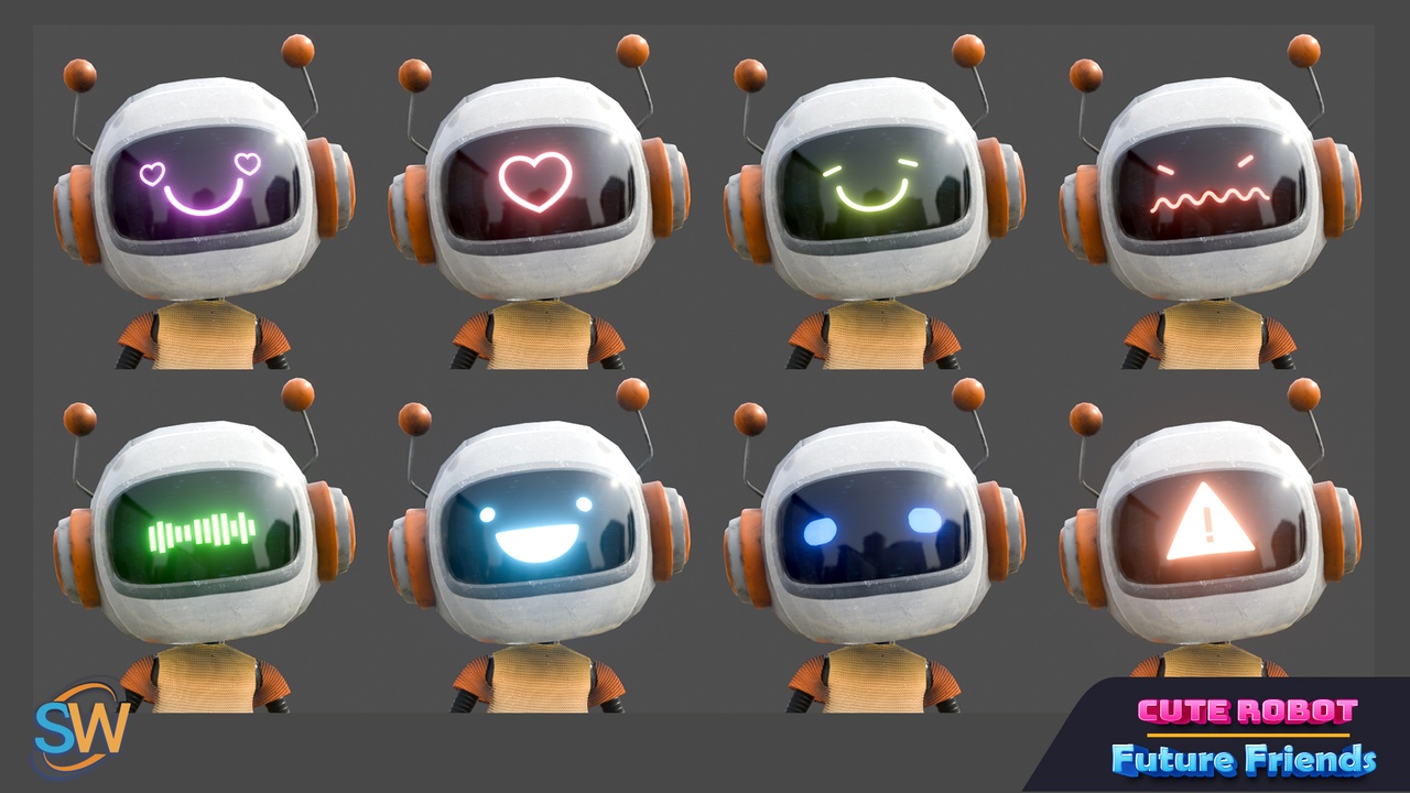 Media 1 for listing Cute Robot 01 – Future Friends