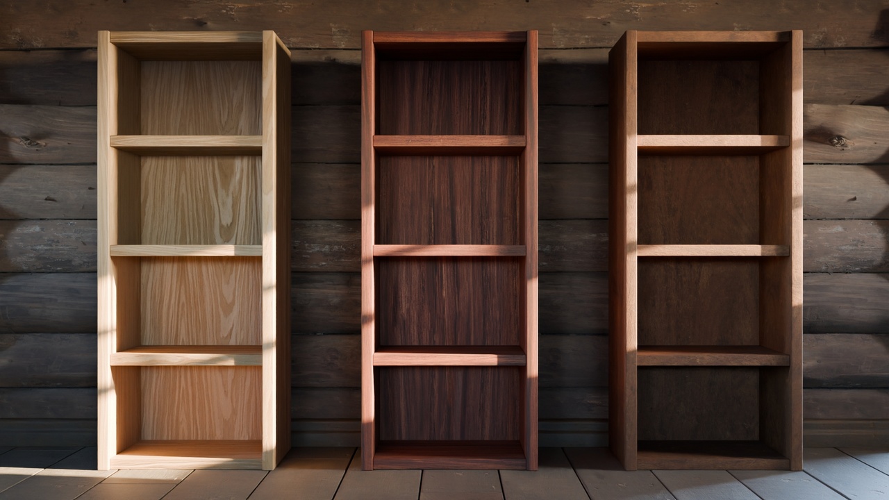 Media 1 for listing Low Poly Open Bookshelf - Game Ready Asset
