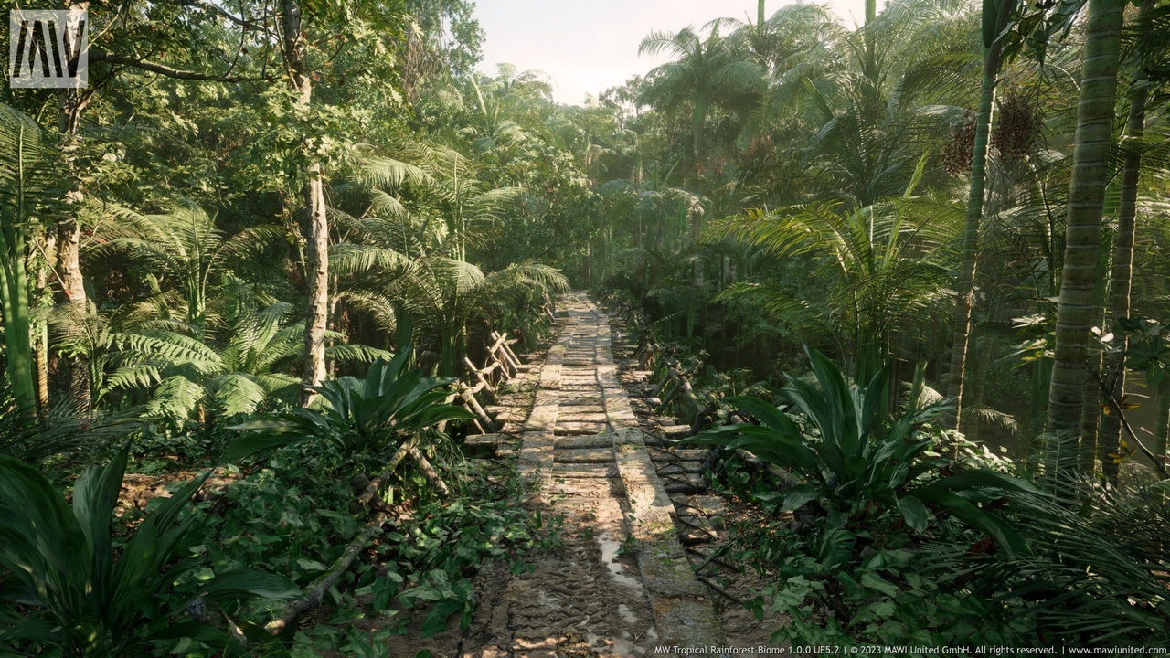Média 1 pour l'article MW Tropical Rainforest Trees Biome