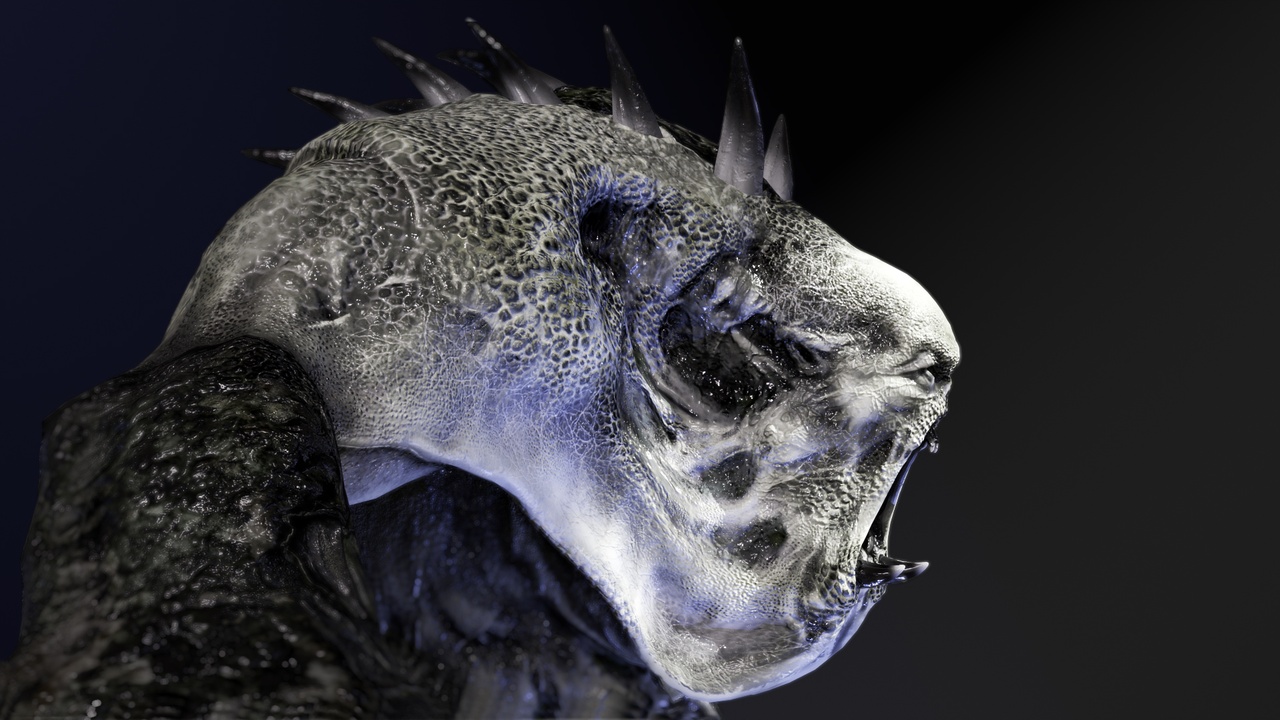 Medium 1 für Eintrag Sci-Fi Alien Monster - Scull