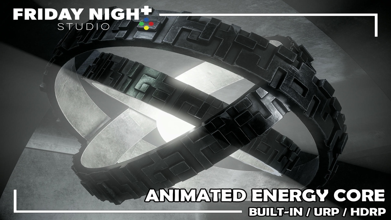 商品 Animated Core Room Energy Flow Rotating rings 的媒体 1