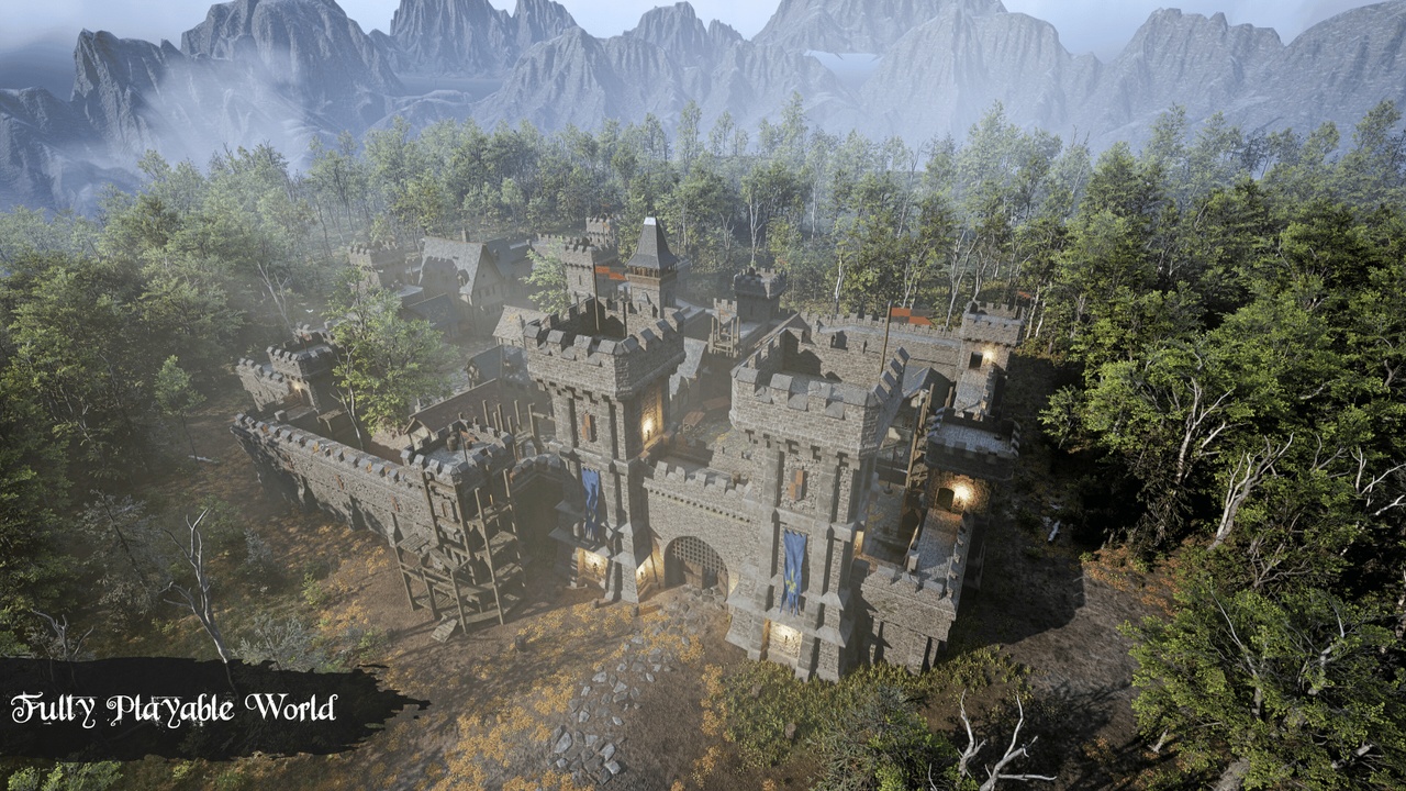 Media 1 for listing Modular Castle (Medieval Castle, Medieval Town, Medieval Fortress, Castle)