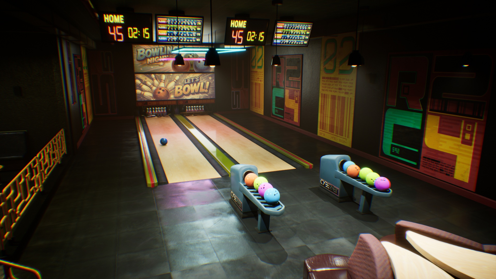 Media 1 for listing Arcade Bowling Alley [Expansion Pack] Modular 3d Environment Pack