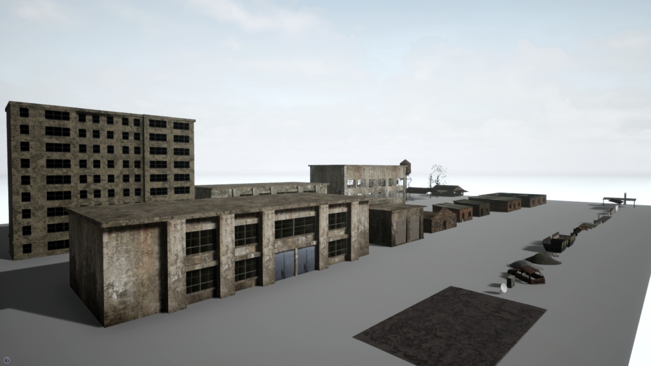 Media 1 for listing Abandoned Buildings Pack
