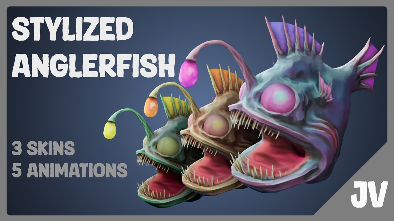 Media 1 for listing Stylized Anglerfish