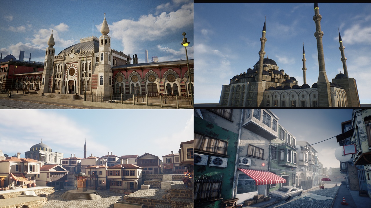 Media 1 for listing Oriental Istanbul Ottoman Architecture Bundle Pack