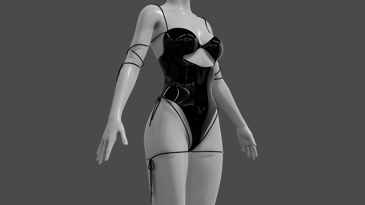 Media 1 for listing bodysuit / swimwear / bathingsuit