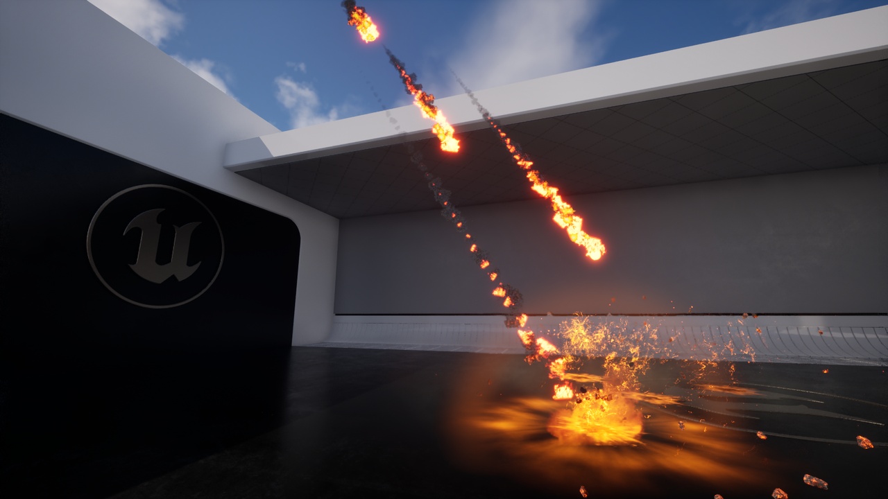 Meteor Rain VFX | Fab