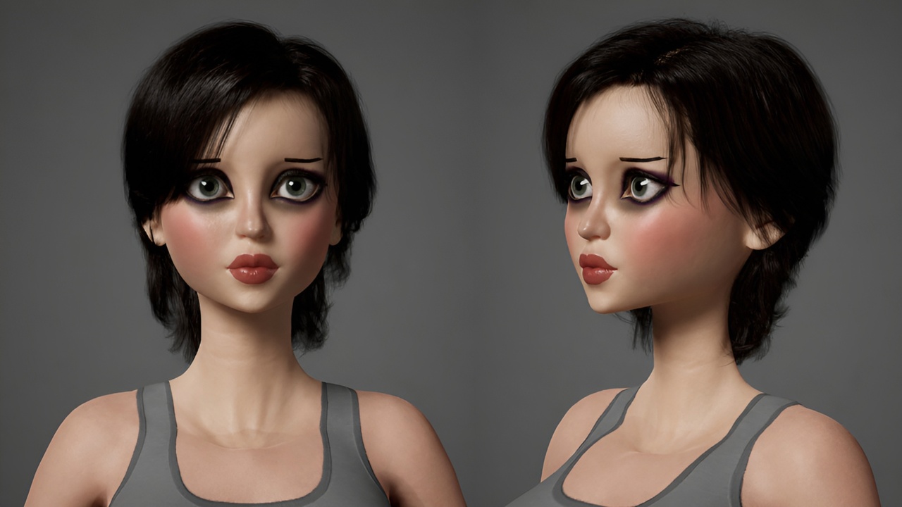 Media 1 for listing Nata: Editable Metahuman Female Stylized Character