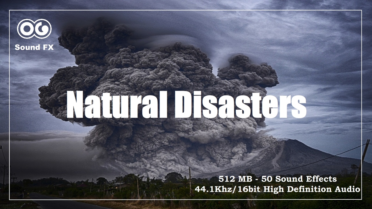 Media 1 for listing Natural Disasters Sound Effects Pack